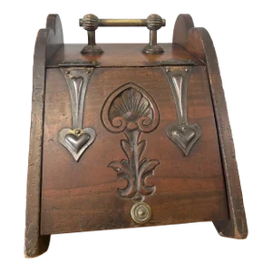Antique English Coal Scuttle