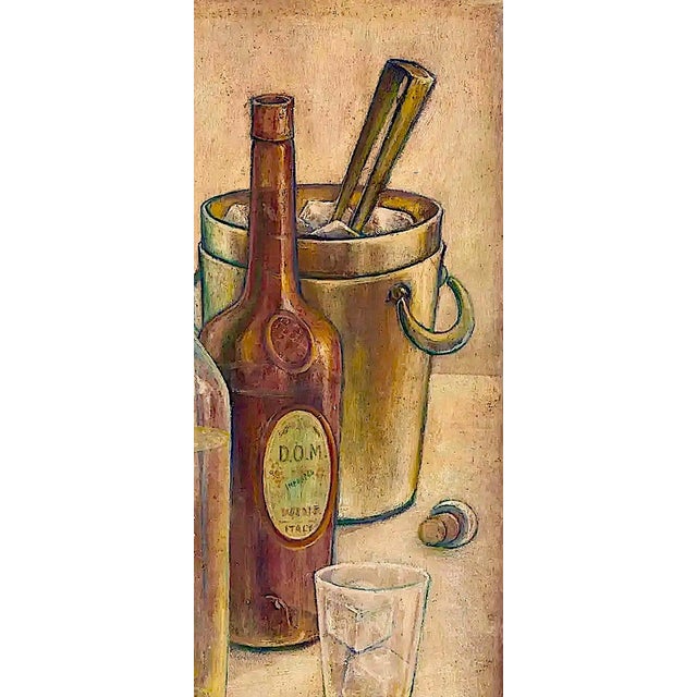 1950s “Still Life With Bottles” by Anne Estell Rice (1877-1959) For Sale - Image 5 of 8