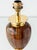 French Faux Bois Ceramic Urn Table Lamp by Le Dauphin, 1980s For Sale - Image 9 of 15