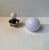 Small Vintage Scandinavian Snow Ball Table Light in Brass and Acrylic, 1970s For Sale - Image 6 of 9