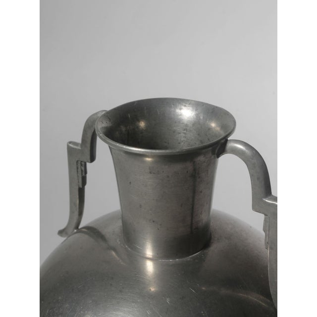 Svenskt Tenn Art Deco Pewter Vase by J. L. Hultman for Svenskt Tenn, 1930s For Sale - Image 4 of 6
