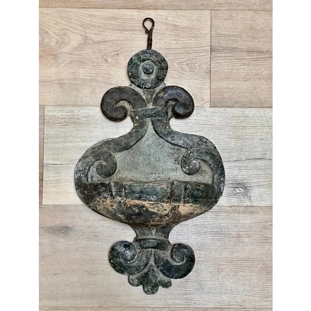 18th Century Italian Stone Hanging Font For Sale - Image 4 of 6