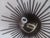 Mid-Century Modern Small Spanish Gold-Leaf Gilt Metal Sunburst Fixture or Sconce, 1960s For Sale - Image 3 of 5