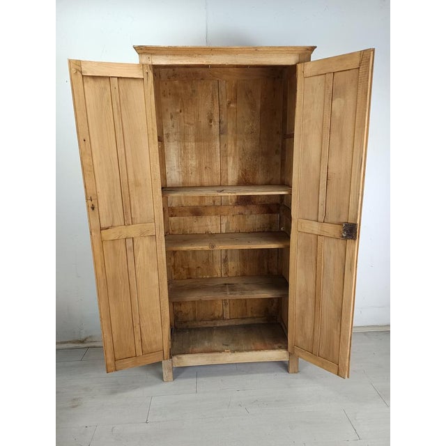 Parisian Beech Wardrobe, 1890s For Sale - Image 6 of 18