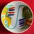 DeSimone Mid-Century Modern Hand Painted Italian Pottery Serving Bowl by Desimone Circa 1960's For Sale - Image 4 of 8