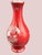 Mid-Century Modern 1970s Korean Red Lacquer Vase With Mother of Pearl Inlay – Cranes & Pine, Najeonchilgi For Sale - Image 3 of 7