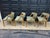 Set of 4 Custom Restoration Hardware Swedish Demi-Lune Chairs For Sale - Image 14 of 14