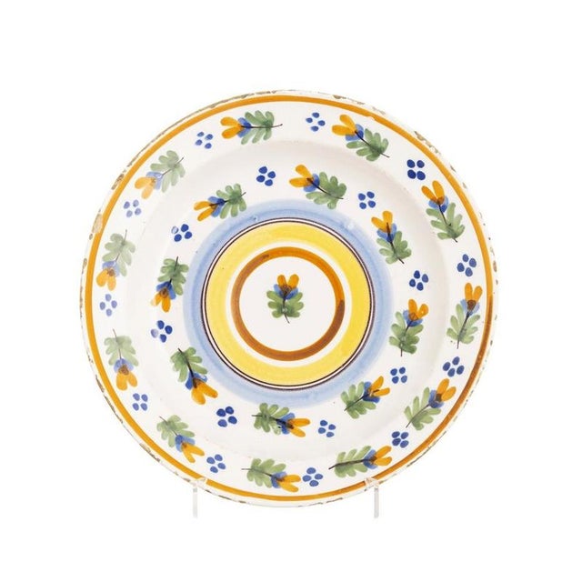 19th Century Earthenware Plate attributed to Fervença For Sale - Image 6 of 6