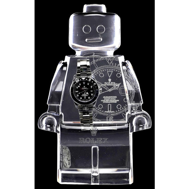 Vincent SABATIER Rolex Submariner Black Blue, 2019, screen print signed and numbered by the artist. Random numbering...