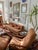 Wood 1960s Attributed Kroehler American Leisure Sofa, Style of Adrian Pearsall Mid Century Modern Gondola Couch Vintage Mad Men Era For Sale - Image 7 of 12