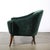 Art Deco Scroll Form Lounge Chair W/ Walnut Supports in Viridian Velvet Mohair For Sale - Image 12 of 18