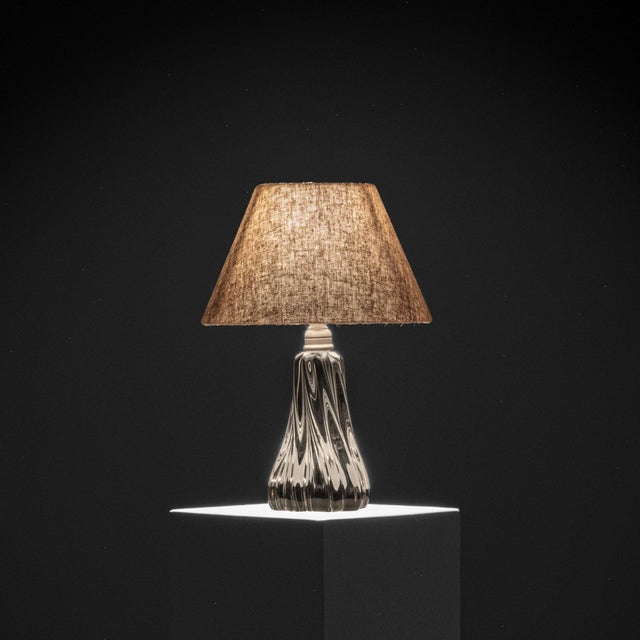 1960s Twisted Crystal Table Lamp from Baccarat, France, 1960s For Sale - Image 5 of 7