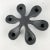 Mid-Century Modern Vintage Black Mid Century Modern Laurids Lonborg Metal Candle Holder, Denmark For Sale - Image 3 of 6