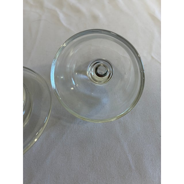 Transparent Vintage Clear Glass Individual Butter Dish With Domed Lid For Sale - Image 8 of 8