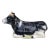 Majolica French Ceramic Cow Tureen Caugant For Sale