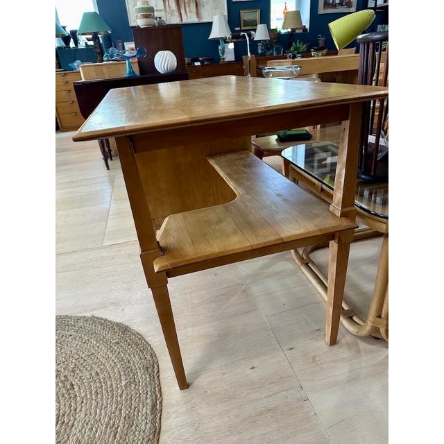 1950s Vintage Heywood Wakefield Cadence Writing Desk For Sale - Image 5 of 13