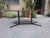 Black Rectangular Dining Table with Formica Top, Iron Base and Brass Finishes, 1950s For Sale - Image 8 of 12