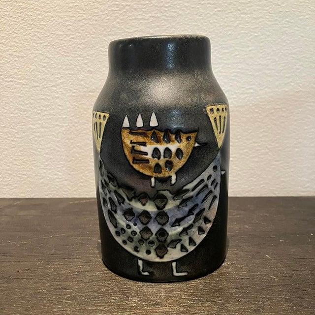 Varité Vase in Stoneware by Lisa Larson for Gustavsberg, 1950s For Sale - Image 3 of 3