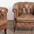 Mid 20th Century Pair of 20th Century Vintage Brown Leather Danish Club Chairs For Sale - Image 5 of 14