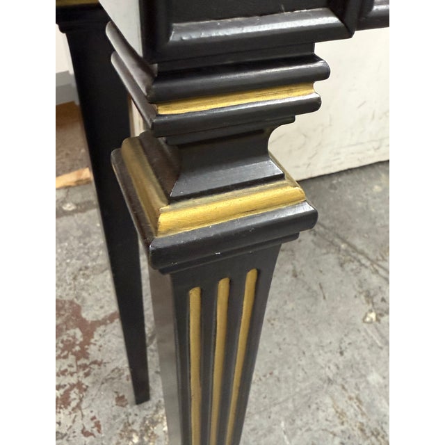 Vintage Empire Style Console + Marble Top For Sale - Image 12 of 12