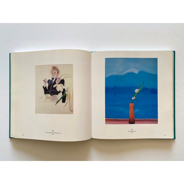 " David Hockney : A Retrospective " Vintage 1988 First Edition Hardcover Pop Art Exhibition Book For Sale - Image 10 of 18