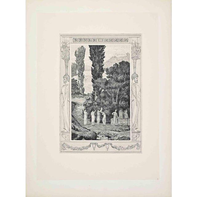 Max Klinger, Cupid and Psyche, Opus V and Opus Vb, 1880, Etching For Sale - Image 3 of 18