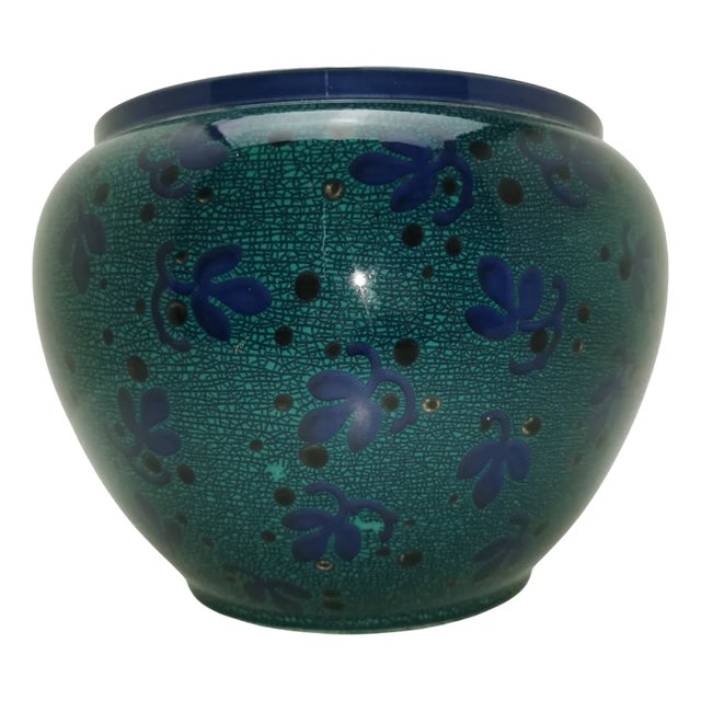 Large Art Nouveau Cachepot Planter Bowl by Christian Neureuther, 1890s For Sale