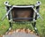 Curule Vanity Stool Bench Roman Slatted Saddle Seat Chair Hollywood Regency For Sale - Image 13 of 14