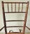 American Antique Early 20th Century Rj Horner Faux Bamboo Wood Wicker Seat Child's Rocking Chair For Sale - Image 3 of 11