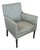 Regency Deep Seated Howard and Sons Style Library Arm Chair For Sale