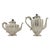 Antique Art Deco Sterling Silver L. Maciel Mexican 3 Piece Tea Coffee Set 1935 For Sale In Portland, OR - Image 6 of 17