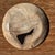Circular Bowl in Beige Petrified Wood with Black Spots, 1980s For Sale - Image 6 of 9
