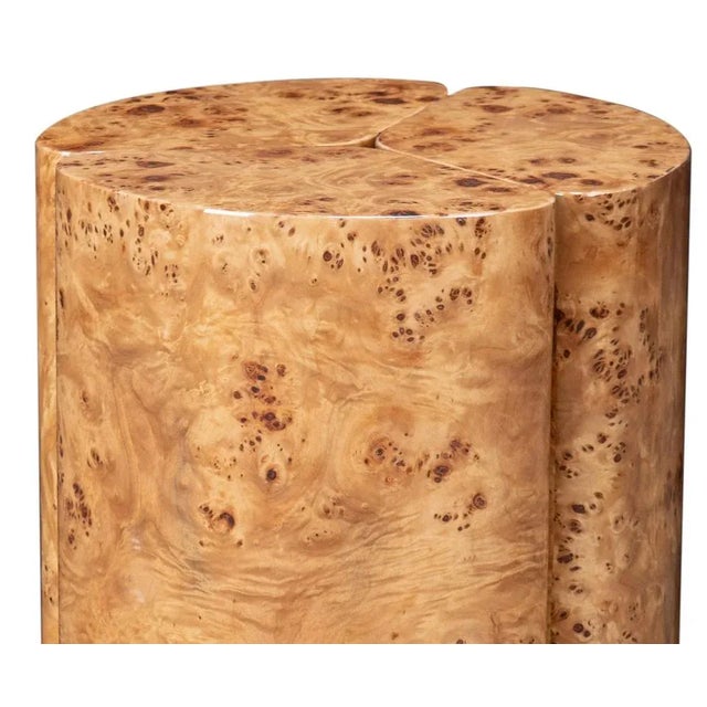 Euphoria Tall Side Table by Memoir Essence Dimensions: D 37 x W 37 x H 60 cm. Materials: Poplar Root with high gloss...