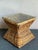 Vintage Coastal Braided Rattan Side Table For Sale - Image 4 of 6
