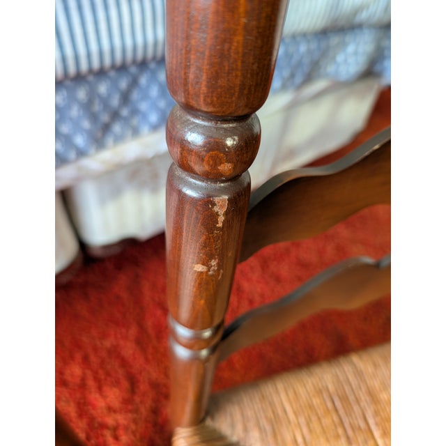 Vintage Tell City Chair Company Rush-Seat Dining Chairs Set of 7 For Sale - Image 16 of 16