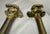 Bronze Pair Antique Ornate 1800's Gilt Bronze French Neoclassical Candlestick Holders For Sale - Image 8 of 12
