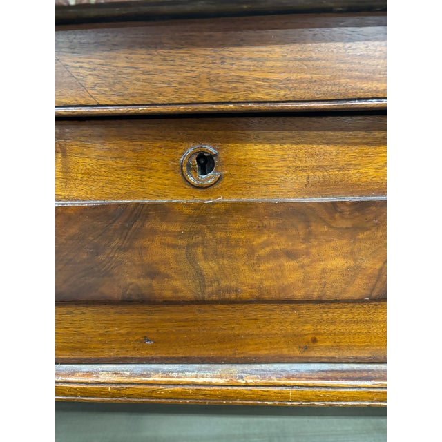 Antique Victorian Eastlake Marble Inlay Gentleman’s Chest Dresser Commode For Sale - Image 10 of 11