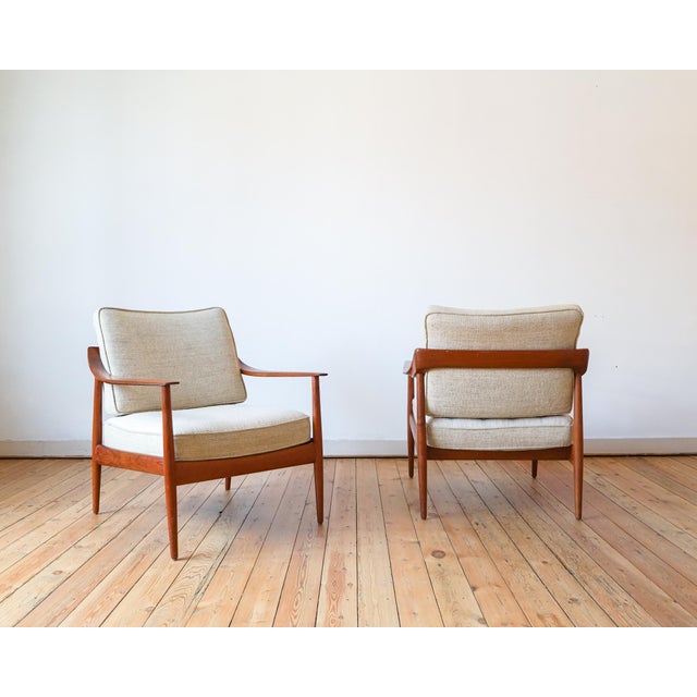 Mid-Century Modern Easy Chairs by Walter Knoll from Walter Knoll, 1960s, Set of 2 For Sale - Image 3 of 9