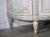 Wood Pair of Large Antique French Louis XVI Style Painted Demi-Lune Buffets, 1900s For Sale - Image 7 of 18