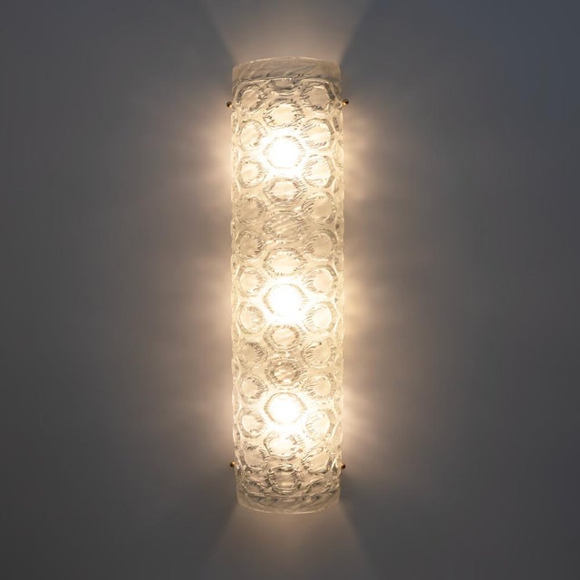 Modern Light Green Murano Glass Sconces, 2000, Set of 2 For Sale - Image 3 of 12