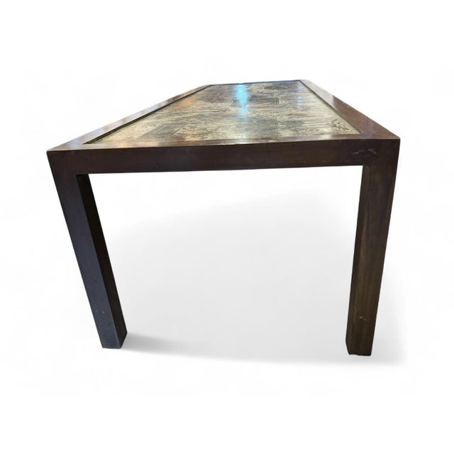 Chinese 1970s LaVerne Bronze Spring Festival Cocktail Table For Sale - Image 3 of 12