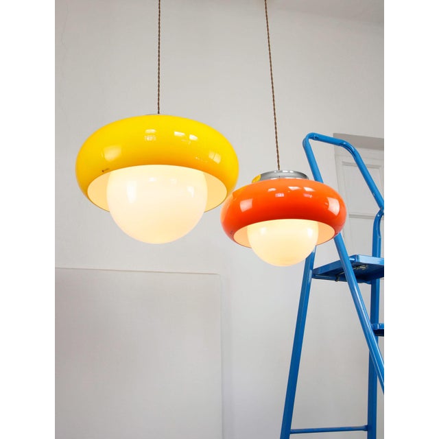 Large Space Age Model Best Pendant from Guzzini, 1970s For Sale - Image 6 of 18