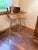 Wood Pair of Vintage "Eiffel Tower" Chrome and Bent Wood Bar Stools For Sale - Image 7 of 11