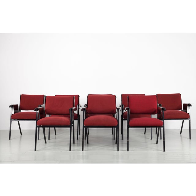 Albenga Dining Chairs by Gustavo Pulitzer for Arflex, Italy, 1955, Set of 8 For Sale - Image 12 of 18