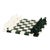Italian Forest Green/White Small Alabaster Chess Set For Sale
