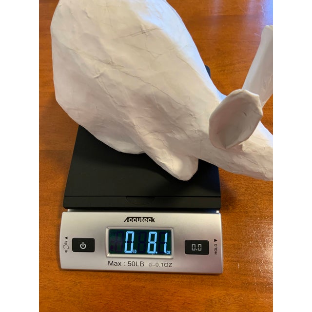 Haitian Handmade Paper Maché Rabbit for Crate & Barrel For Sale - Image 11 of 11