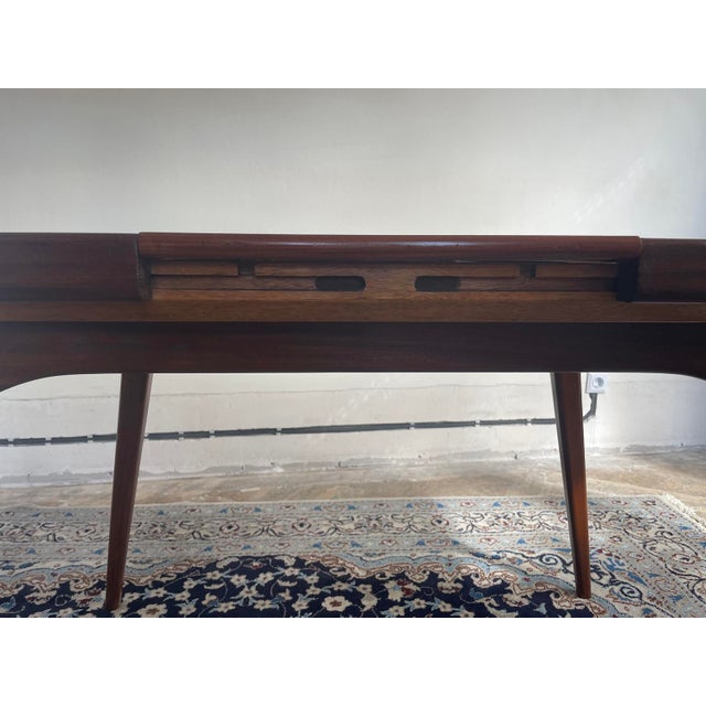 Milan Extendable Dining Table attributed to Louis Van Teeffelen for Wébé, 1960s For Sale - Image 6 of 11