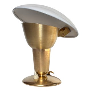 Modernist Model 31032 Table Lamp by Erik Tidstrand for Nordiska Kompaniet, Sweden, 1940s For Sale