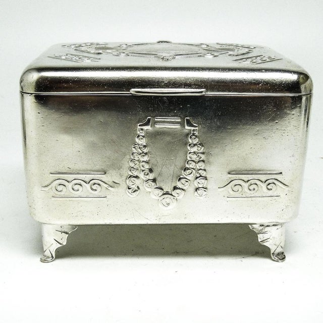 Art Nouveau Polish Sugar Bowl from Bracia Henneberg, 1890s For Sale - Image 4 of 14