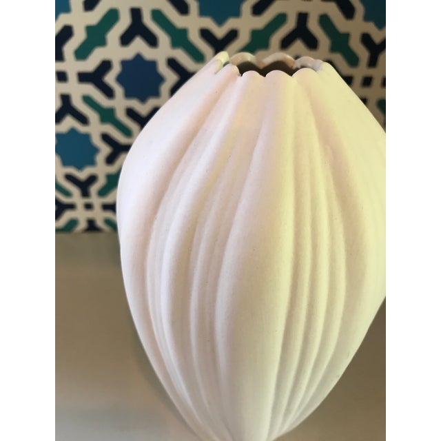 White Matte Porcelain Vase Chairish